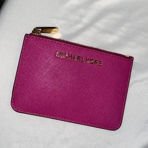 Bright Pink - Small Michael Kors Wallet keychain